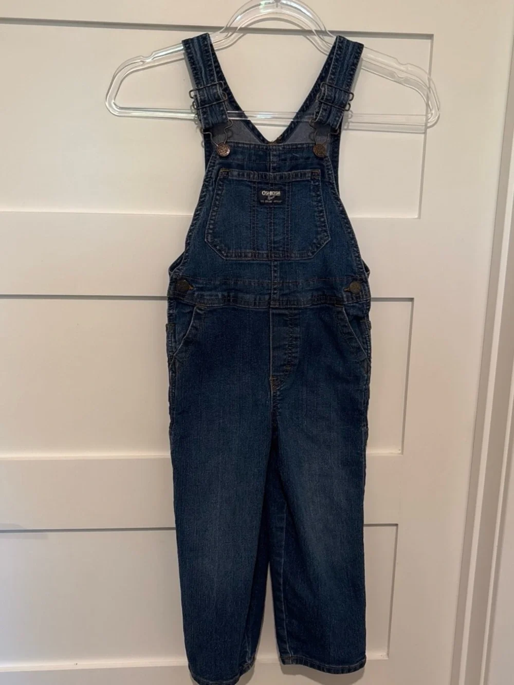 OshKosh B'gosh Navy Blue Denim Kids Overalls